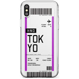 Tokyo Boarding Pass iPhone Case  Slim Case Custom Phone Case - Case Warehouse