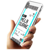 Melbourne Boarding Pass iPhone Case   Custom Phone Case - Case Warehouse