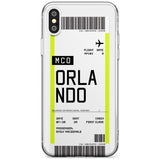 Orlando Boarding Pass iPhone Case  Slim Case Custom Phone Case - Case Warehouse