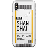 Shangai Boarding Pass iPhone Case  Slim Case Custom Phone Case - Case Warehouse