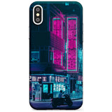 Motorcylist & Signs - Neon Cities Photographs Slim TPU Phone Case Warehouse X XS Max XR