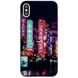 Busy Street - Neon Cities Photographs Slim TPU Phone Case Warehouse X XS Max XR