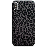 Dark Animal Print Pattern Small Leopard Slim TPU Phone Case Warehouse X XS Max XR