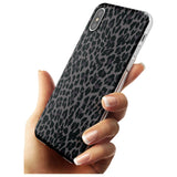 Dark Animal Print Pattern Small Leopard Slim TPU Phone Case Warehouse X XS Max XR