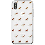 Cavalier King Charles Spaniel Pattern Clear Slim TPU Phone Case Warehouse X XS Max XR