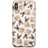 French Bulldog Watercolour Dog Pattern Slim TPU Phone Case Warehouse X XS Max XR