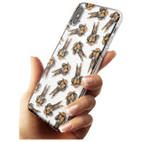 Doberman (Cropped) Watercolour Dog Pattern Slim TPU Phone Case Warehouse X XS Max XR