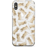 Golden Retriever Watercolour Dog Pattern Slim TPU Phone Case Warehouse X XS Max XR