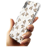 Shih tzu (Long Hair) Watercolour Dog Pattern Slim TPU Phone Case Warehouse X XS Max XR