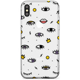 Eyes & Lips Icons iPhone Case  Slim Case Phone Case - Case Warehouse