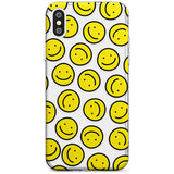 Happy Face Clear Pattern iPhone Case  Slim Case Phone Case - Case Warehouse