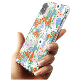 Springtime Meadow: Transparent Black Impact Phone Case for iPhone X XS Max XR