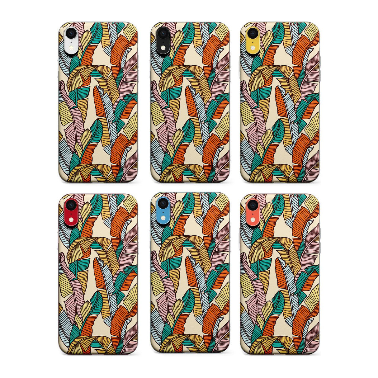 Abstract Leaves Phone Case for iPhone X XS Max XR