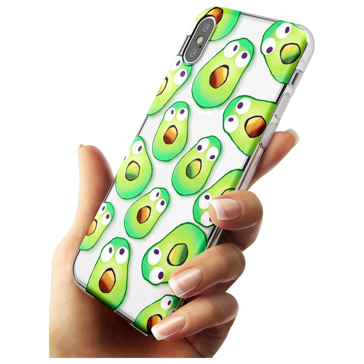 Shocked Avocados Slim TPU Phone Blanc Space X XS Max XR