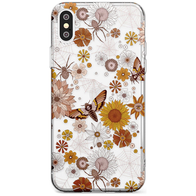 Halloween Wildlife Phone Case iPhone X / iPhone XS / Clear Case,iPhone XR / Clear Case,iPhone XS MAX / Clear Case Blanc Space