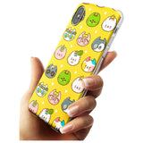 Mythical Cats Kawaii Pattern Slim TPU Phone Blanc Space X XS Max XR