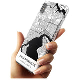 Map of Jacksonville, Florida Slim TPU Phone Case Warehouse X XS Max XR