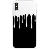 Melted Effect: White & Black iPhone Case Slim TPU Phone Case Warehouse X XS Max XR