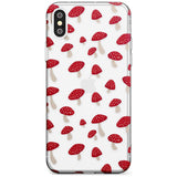 Magical Mushrooms Pattern Slim TPU Phone Blanc Space X XS Max XR