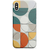 Abstract Half Circles Slim TPU Phone Case Warehouse X XS Max XR