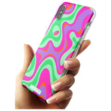 Pink Lava Black Impact Phone Case for iPhone X XS Max XR