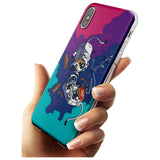 CATS IN SPACE Black Impact Phone Case for iPhone X XS Max XR