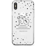 Aquarius Emblem - Transparent Design Slim TPU Phone Case Warehouse X XS Max XR