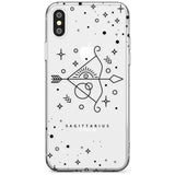 Sagittarius Emblem - Transparent Design Slim TPU Phone Case Warehouse X XS Max XR