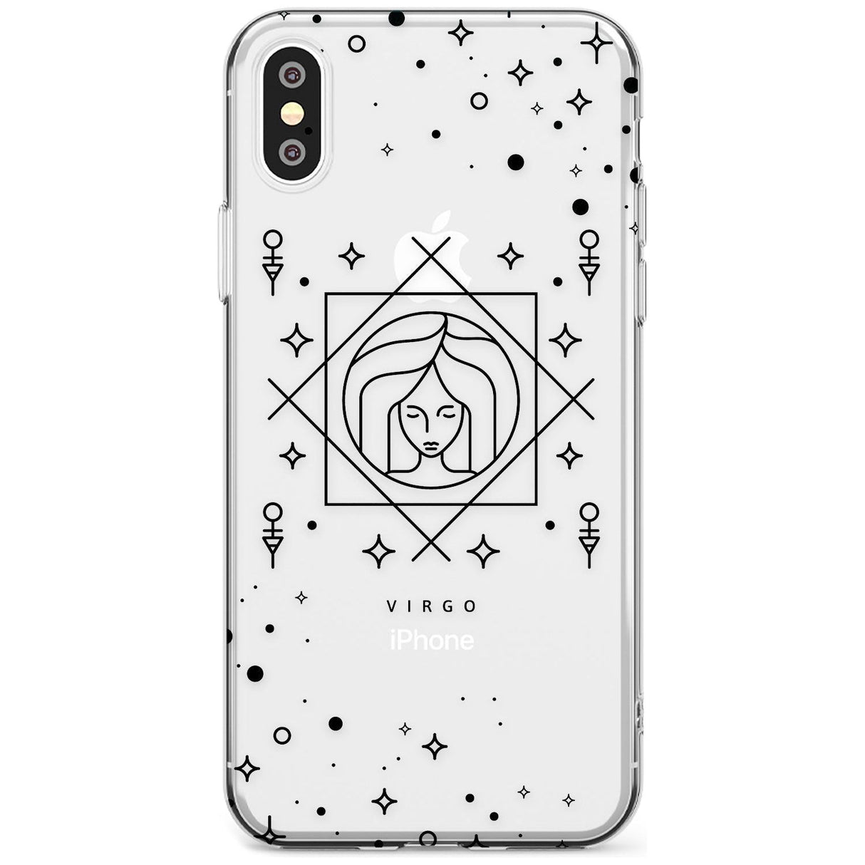 Virgo Emblem - Transparent Design Slim TPU Phone Case Warehouse X XS Max XR